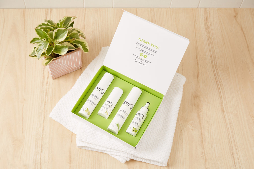 Beautifully packaged starter kit, designed to hold all four included products securely in a single set. Perfect way to save on your favourite organic products or for a gift set for any holiday.